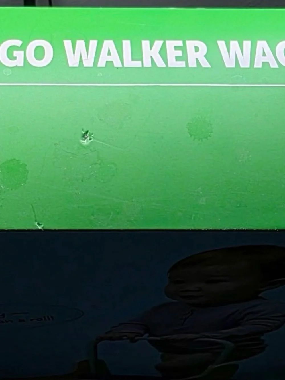 KiwiCo Push-and-Go Walker Wagon in Blue and Mint